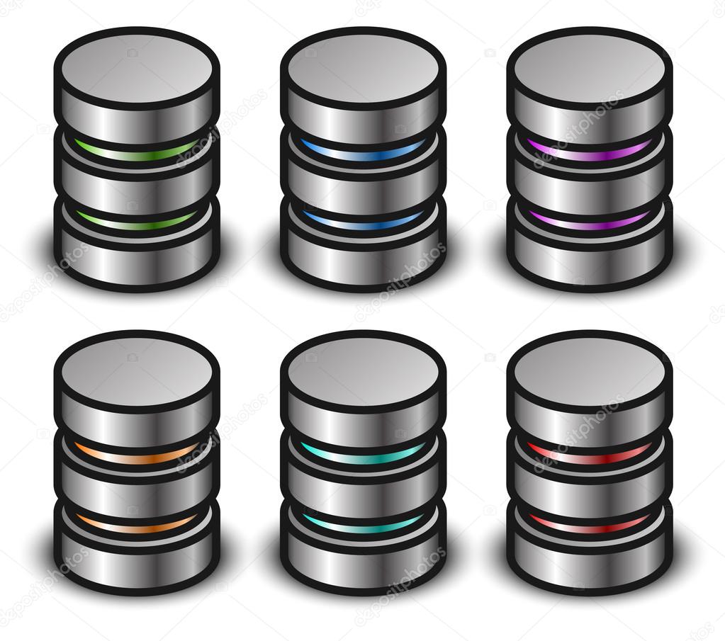 Database graphics, icons
