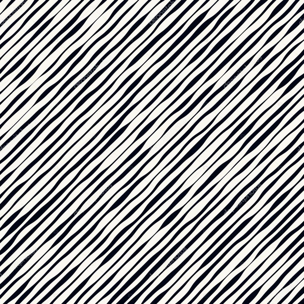 Slanted wavy lines pattern