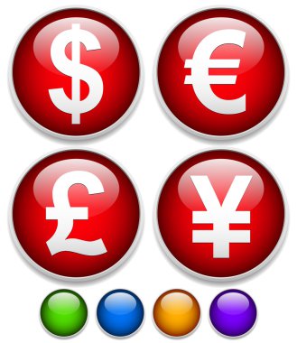 para birimi işareti Icon set.