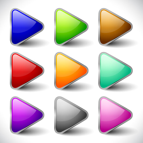 color play buttons