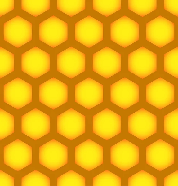 Modèle répétable en nid d'abeille — Image vectorielle