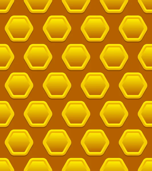 Patrón de panal de abeja (repetible ) — Vector de stock