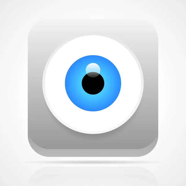 Значок "Голубой глаз" — стоковый вектор