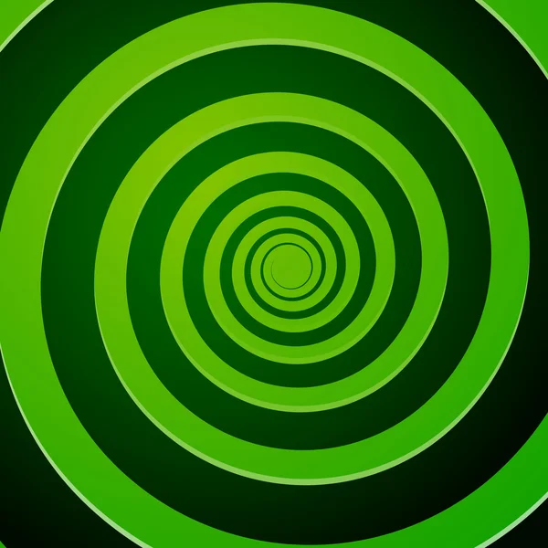 Fondo espiral verde — Vector de stock