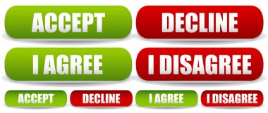 Düşüş düğme kümesi kabul