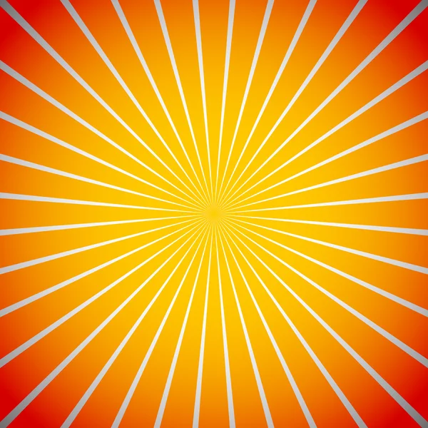 Abstract Sunburst, Beams Background — Stock Vector