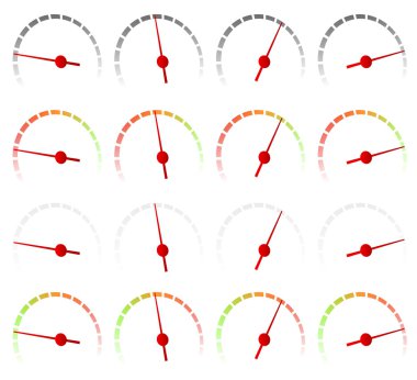 Dial, Meter Faces Isolated