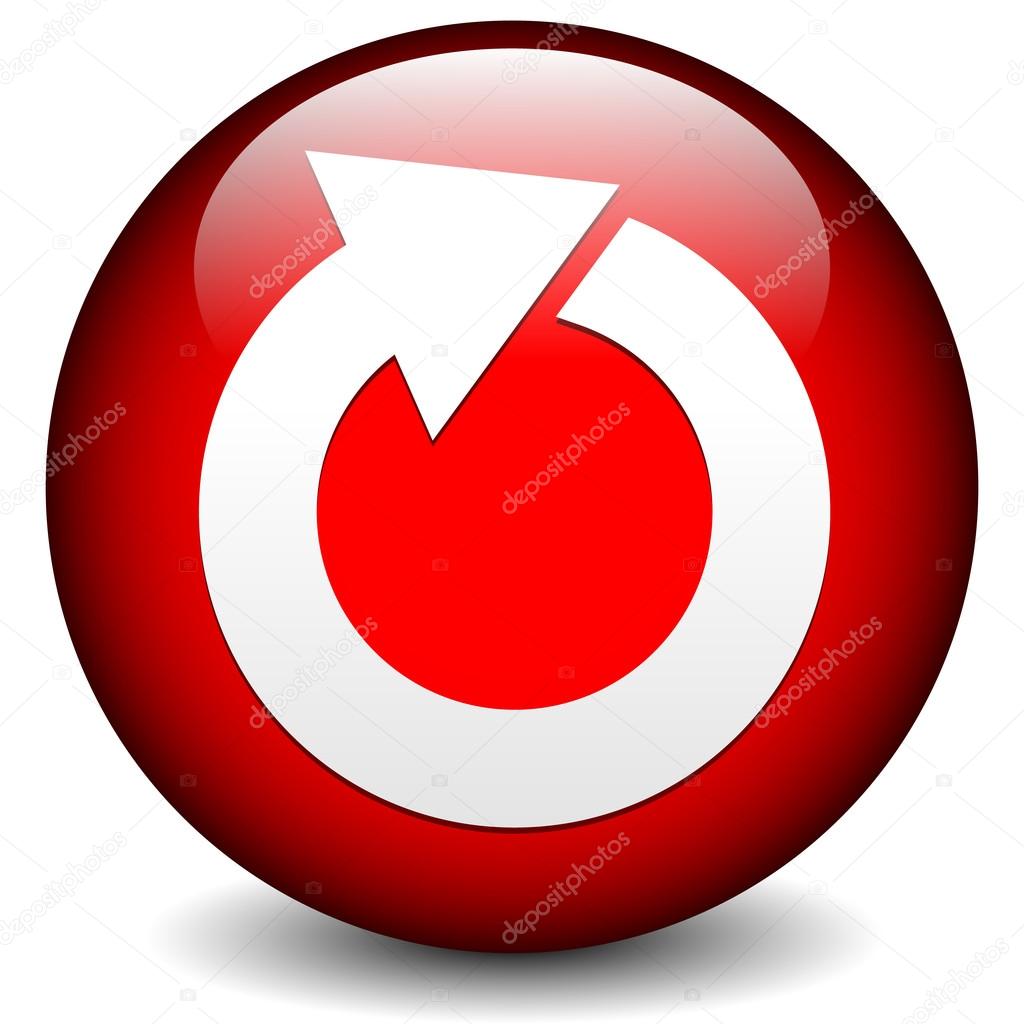 Red circular arrow icon.