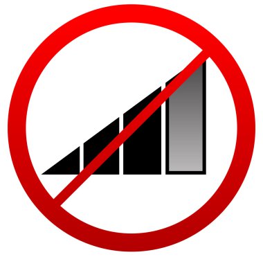 Hiçbir Internet bağlantısı kavramları.