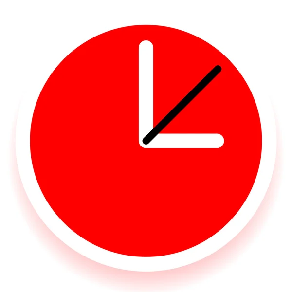 Horloge modifiable avec des heures — Image vectorielle
