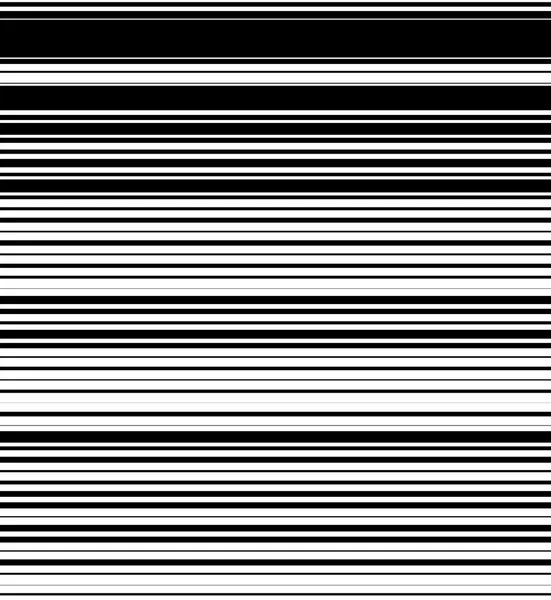 Gerade, horizontale Linienführung — Stockvektor
