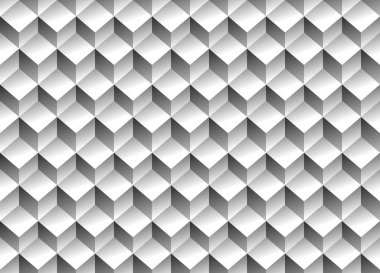 Cubes minimal, repeatable pattern