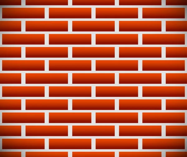 Naadloos patroon van bakstenen muur. — Stockvector