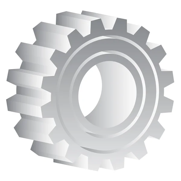 Gear wheel, rack wheel — Stock Vector