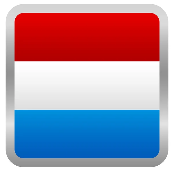 Flag of Netherlands Square — Stock Vector