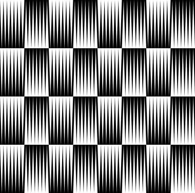 Sinirli, sivri şekil desen.