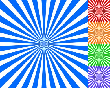 Yakınsak hatları, ışınları arka plan ayarlamak.