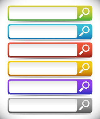 Arama çubukları, düğmeler