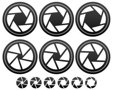 Fotoğraf makinesi obtüratör Diyafram ile