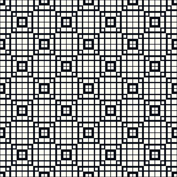 Patroon met vierkante afdrukken — Stockvector