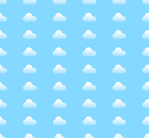 Patrón de nubes blancas — Archivo Imágenes Vectoriales