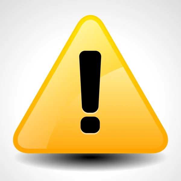 Uyarı, dikkat, dikkat işareti.