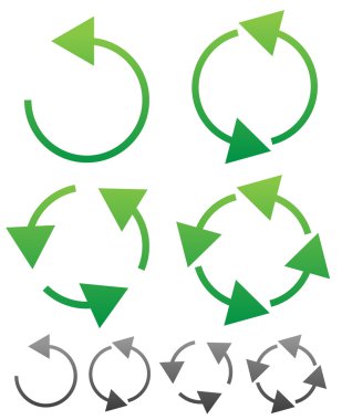 dolaşım, döngü, yeniden başlatma okları