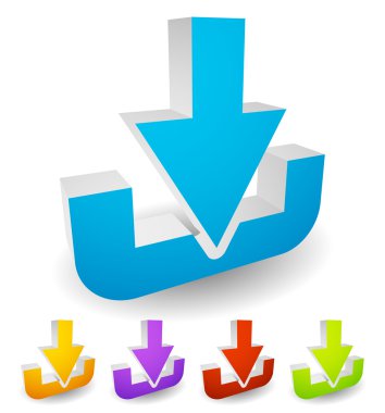 Download düğme veya simge seti