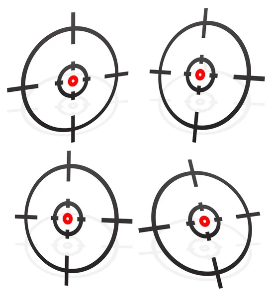 Σταυρόνημα, στόχος εικόνες set — Διανυσματικό Αρχείο