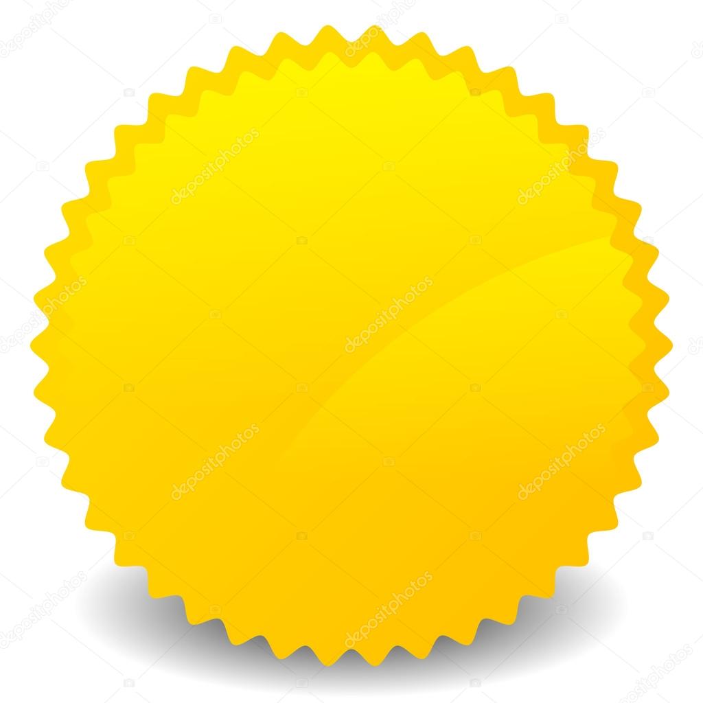 yellow starburst shape