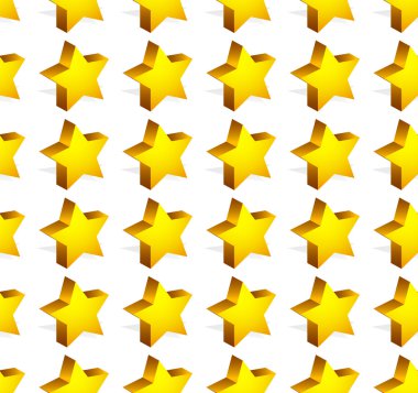 Tekrarlayan yıldız desen.