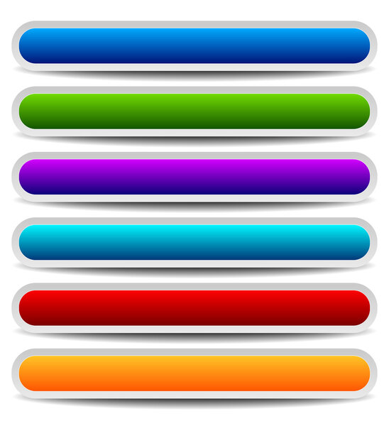 красочные продолговатые элементы дизайна
