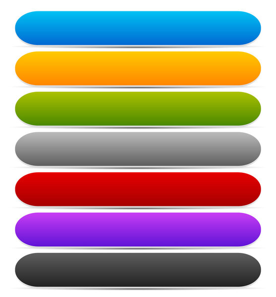 Set of bright, colorful buttons