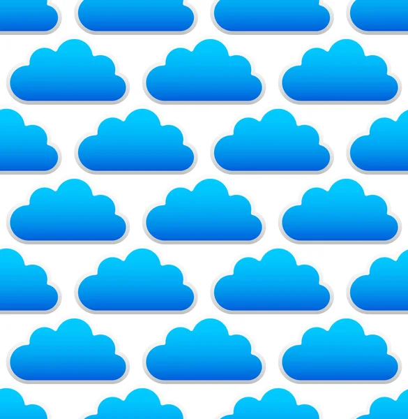 Blue Cloud pattern — Vector de stoc