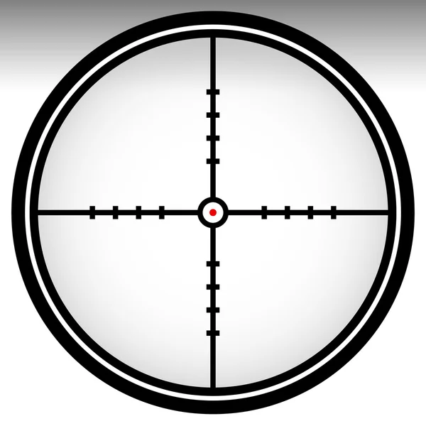 Fadenkreuz, Absehen, Zielmarke — Stockvektor