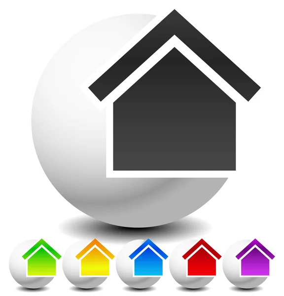 Icono para casa, apartamento — Vector de stock