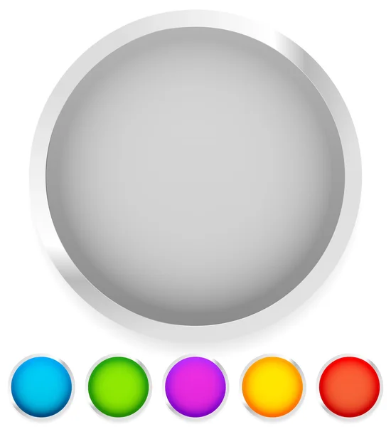 Forme de cercle coloré vide — Image vectorielle