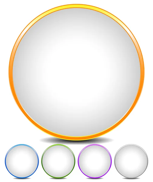 Forma de círculo colorido vacío — Archivo Imágenes Vectoriales