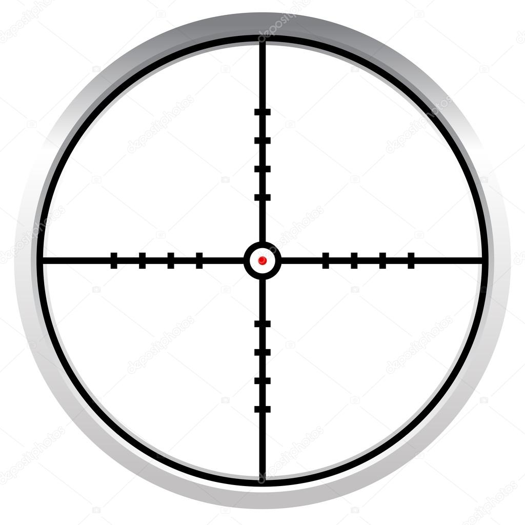 Crosshair, reticle, target mark