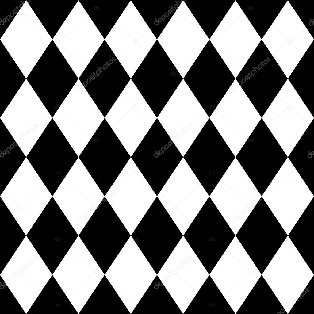 Ilustração Do Vetor De Desenho Preto E Branco Do Padrão De Fundo Do Xadrez  Rhombus Ilustração do Vetor - Ilustração de grade, diagonal: 183582984