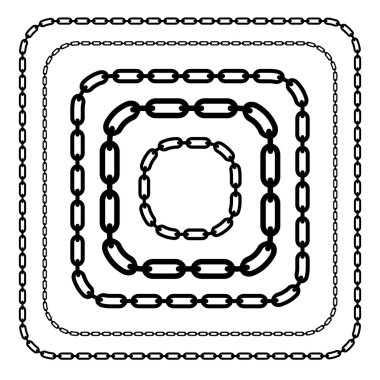 Chains, chain link shapes