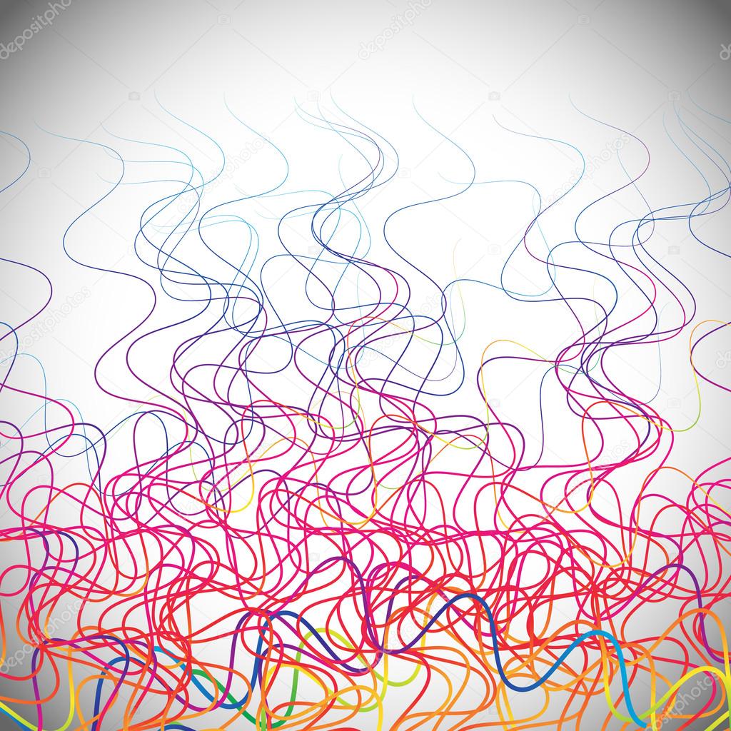 Wavy lines abstract background