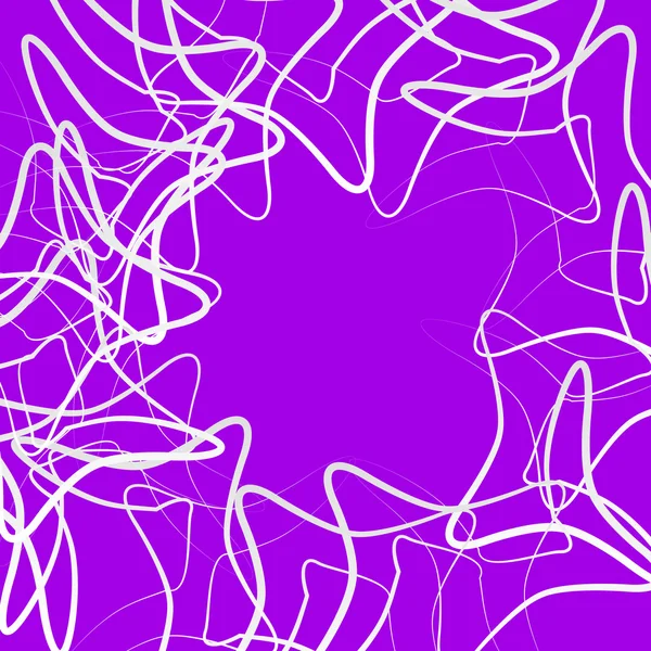 Våglinjer lila bakgrund — Stock vektor