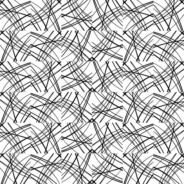Líneas onduladas patrón repetible . — Vector de stock