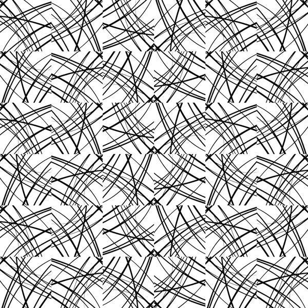 Wavy lines repeatable pattern. — Stock Vector