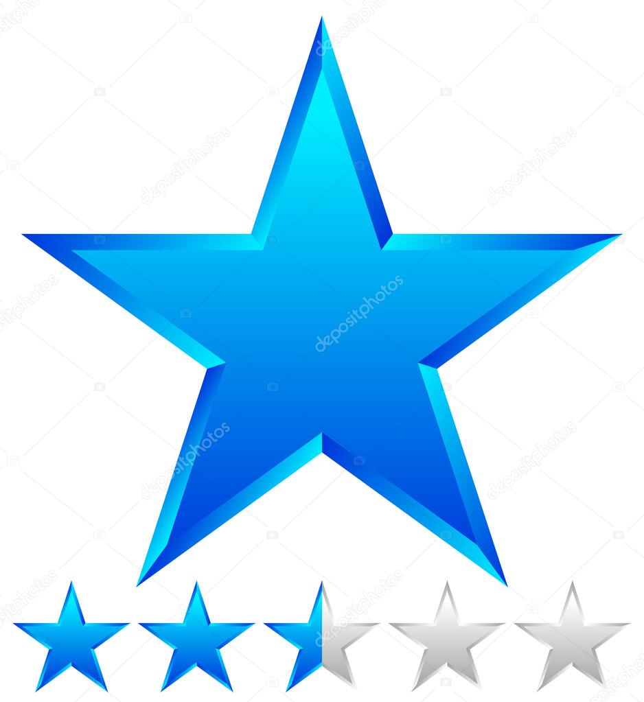 Star rating, ranking symbol