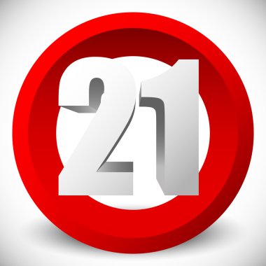 kısıtlama işareti yaş 21 yıl