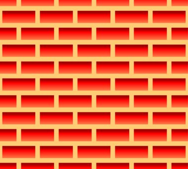 Tuğla duvar pürüzsüz desen