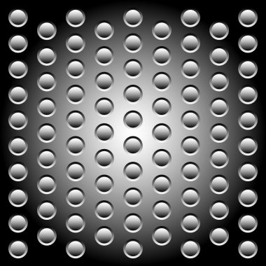 Soyut metal arka plan delikli
