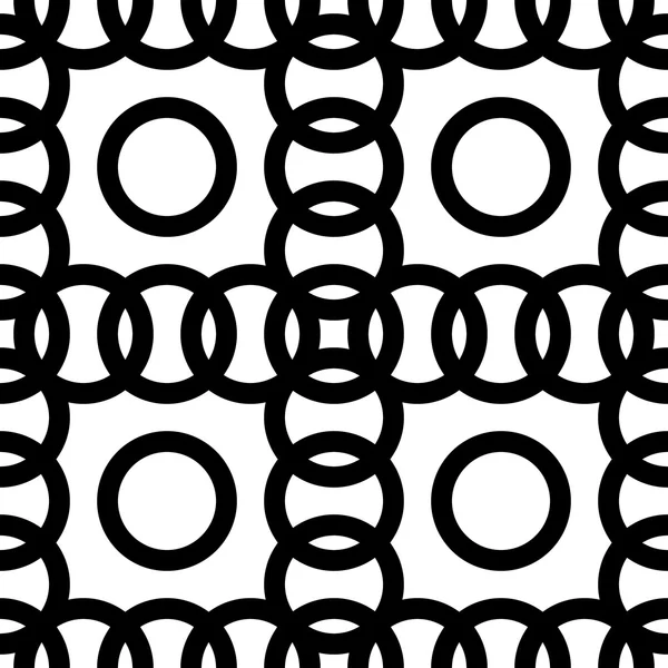 Patrón de círculos abstractos, borde — Vector de stock